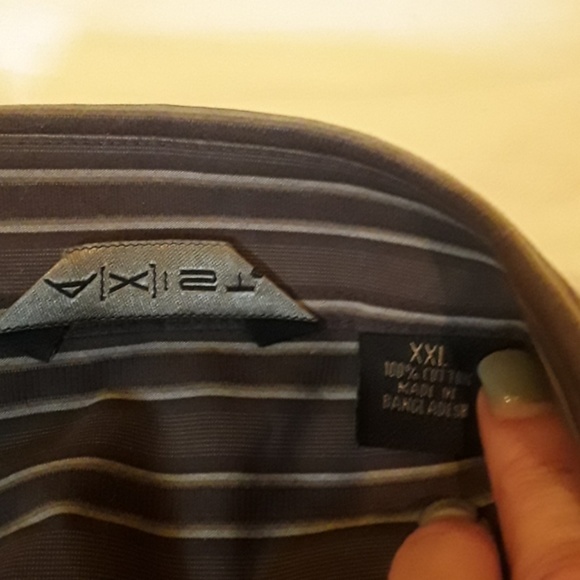 FLASH SALEong sleeve button-down dress shirt men's - Picture 4 of 7